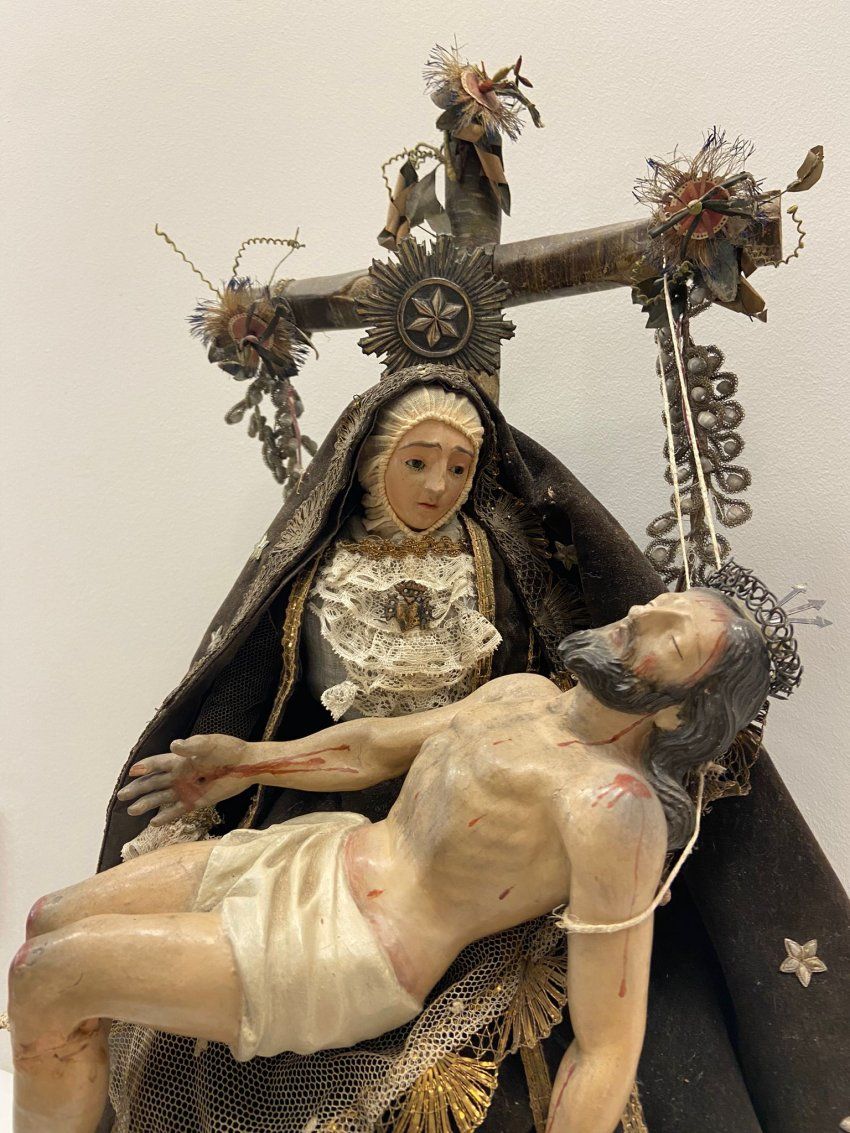 Imagen vestidera de la Piedad, Virgen Dolorosa con Cristo s