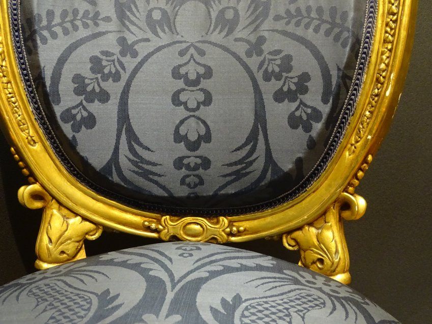 (6) Sillas Estilo Luis XV, Época Napoleón III, s. XIX - Francia