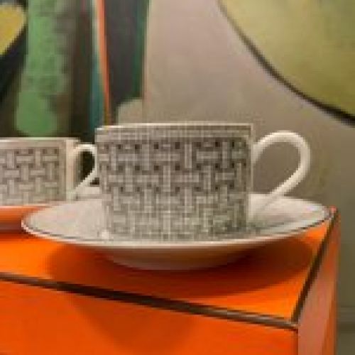 Juego de tazas para el café, Hèrmes Paris, Edición Mosaique au 24
