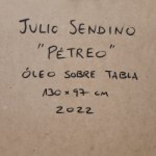 Ó/T “Pétreo” firmado Julio Sendino, 2022