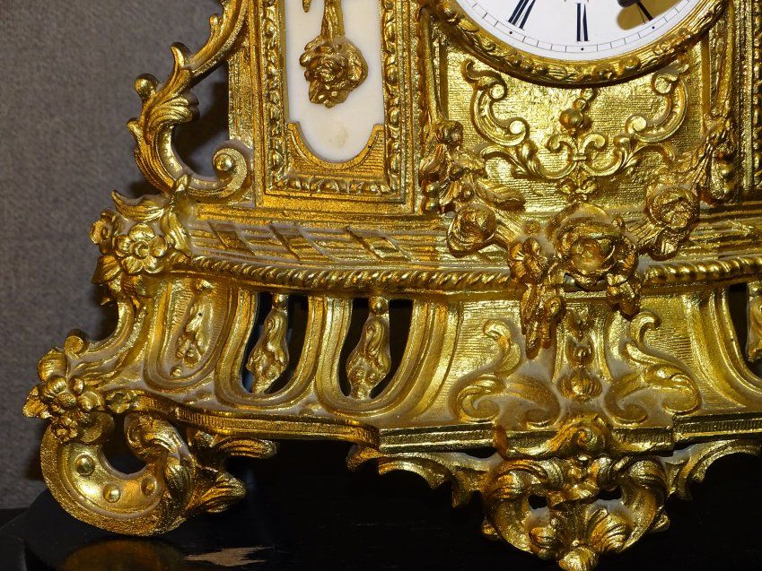 Reloj de Guarnición francés , SXIX, Maquinaría París