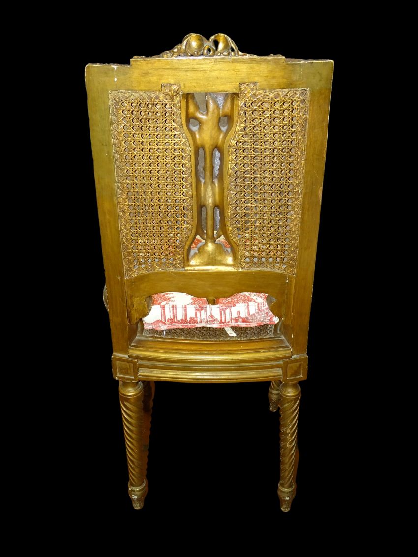 Juego de tres sillas  Napoleón III, S.XIX