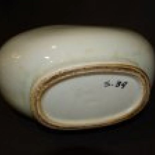 Jarrón con asas de Dragón, primera mitad s. XX, Porcelana China