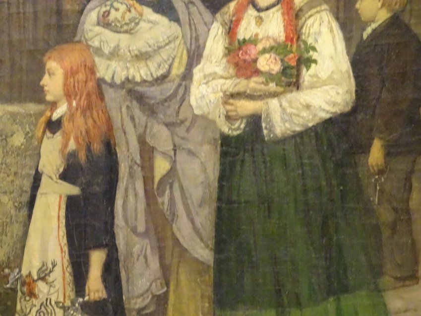 O/L "El Bautismo", obra prerrafaelista, 1880