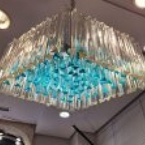 Lámpara de techo en cristal de Murano, Venini & Co, 70´s – Italia