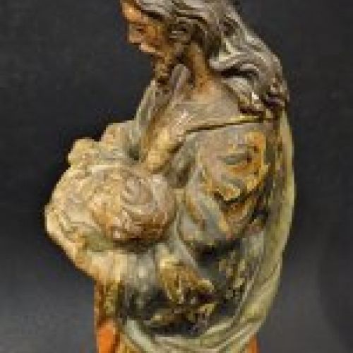Escultura de San José con el niño, S