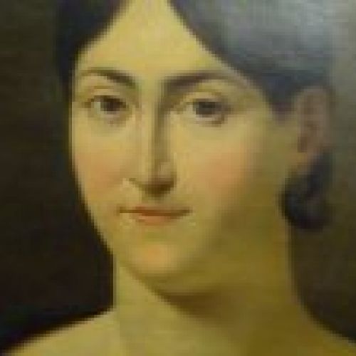 Retrato de mujer época Imperio, óleo sobre lienzo, S.XIX