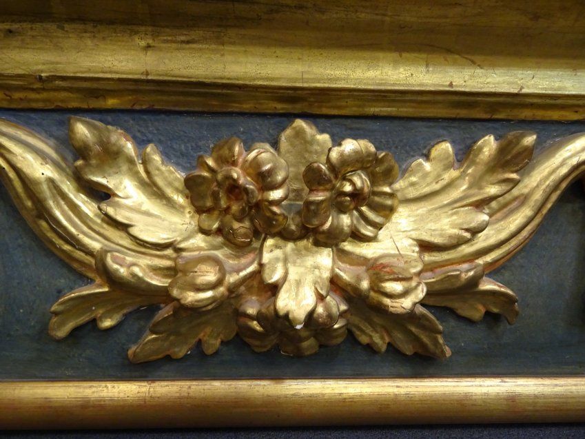 Fragmento de predela de retablo barroco