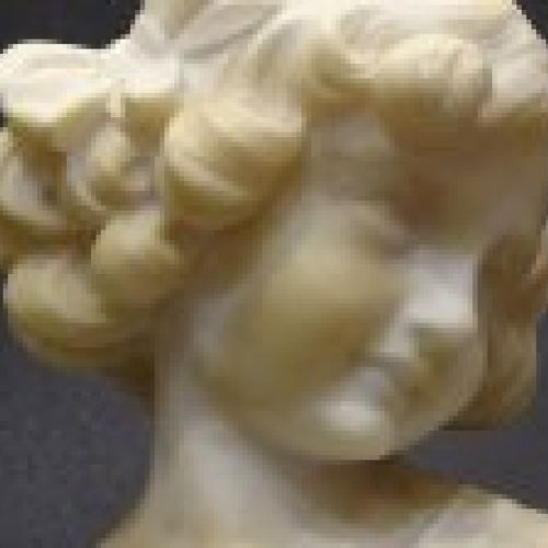 Busto de alabastro Art Nouveau S