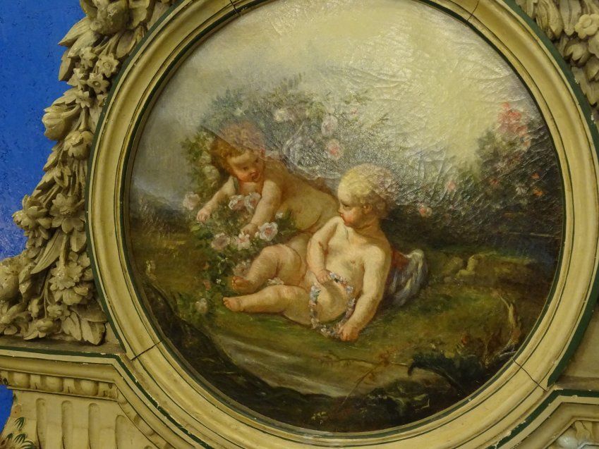 Óleo sobre lienzo barroco francés, S.XVIII