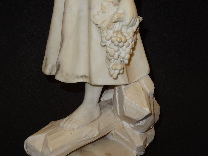 Escultura francesa en alabastro, S.XIX