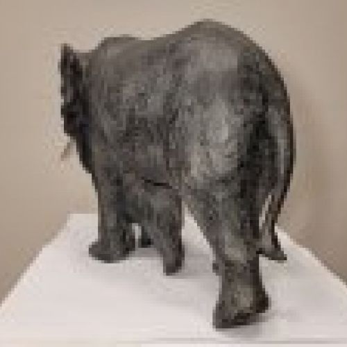 Escultura "Elefantes", Fibra de vidrio, 80's   Francia