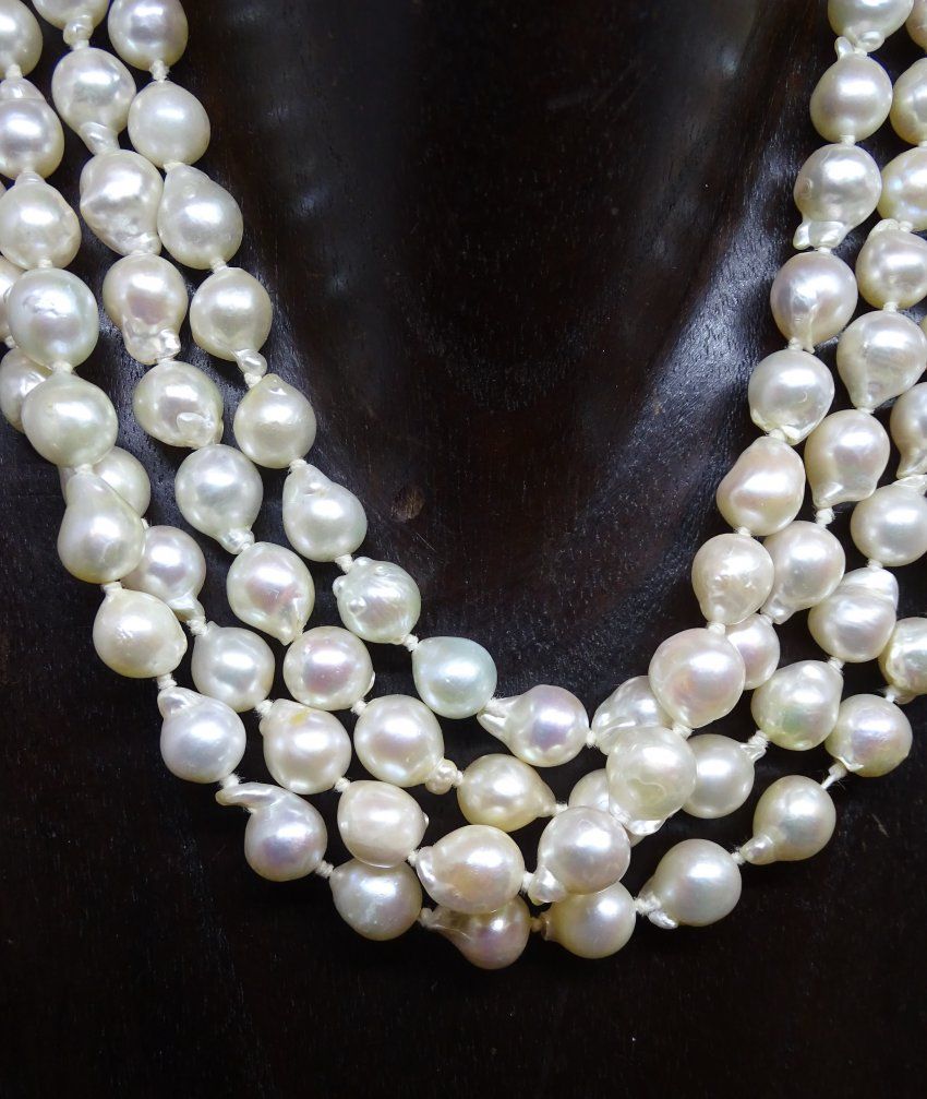 Collar de perlas australianas, principios s. XX