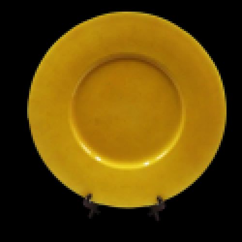 pavillon christofle platos amarillos