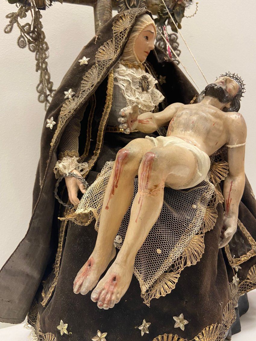 Imagen vestidera de la Piedad, Virgen Dolorosa con Cristo s