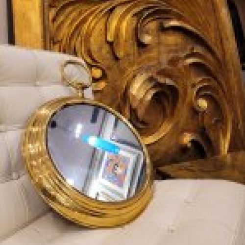 Espejo dorado Leontina, 60´s   Francia