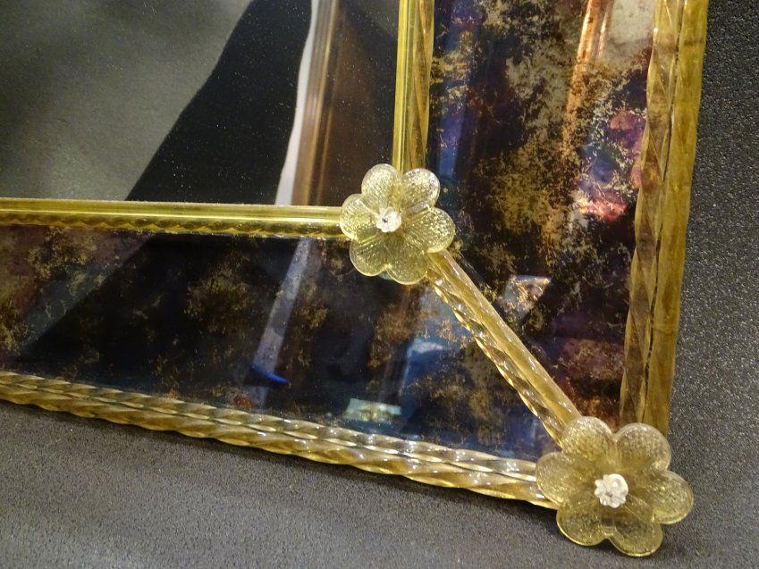 Espejo de Cristal de Murano, s