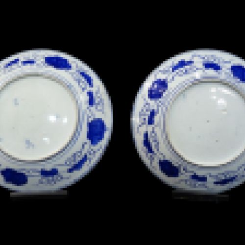 Platos de porcelana Imari, Japón S