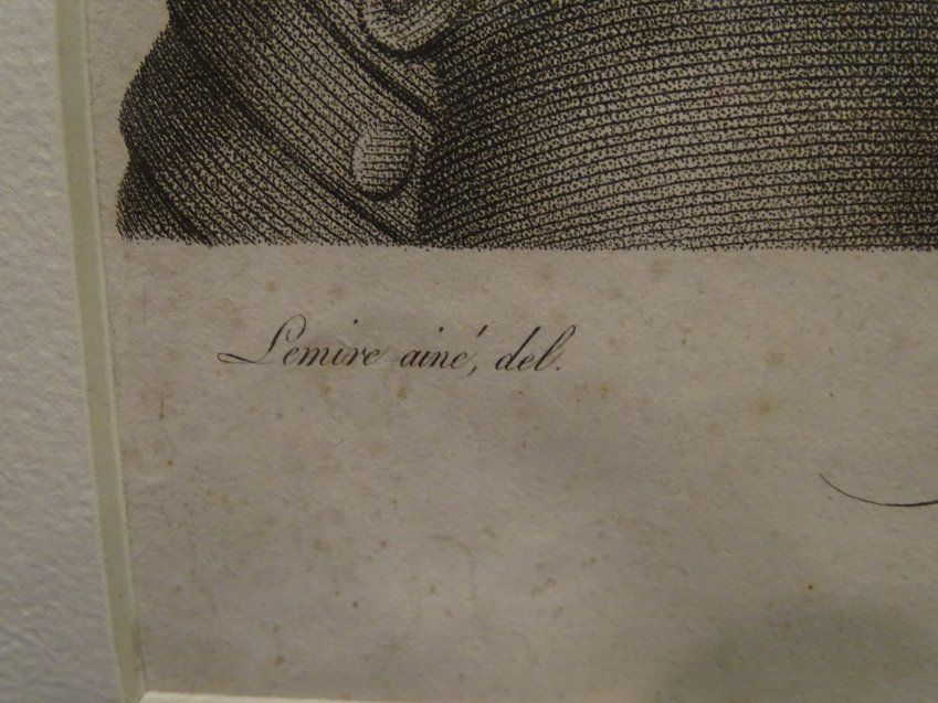Pareja de Grabados de Lemire Ainé, de Clorinde y Tancréde, ppios S.XIX
