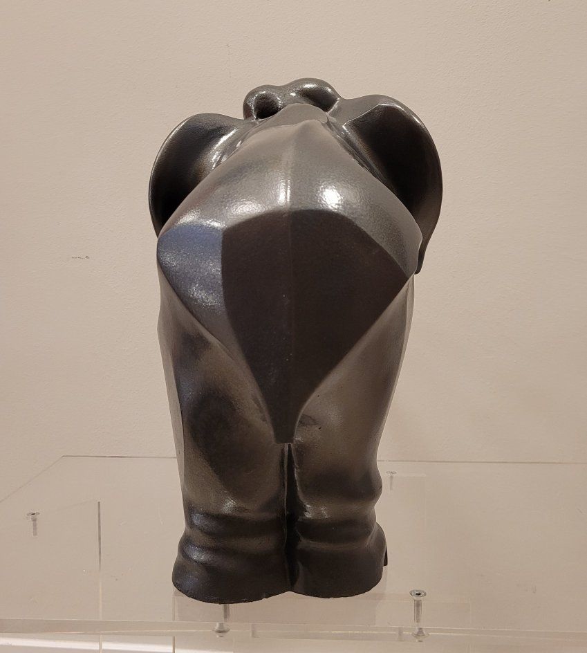 Escultura Elefante en metal Babbitt, Art Déco, pps