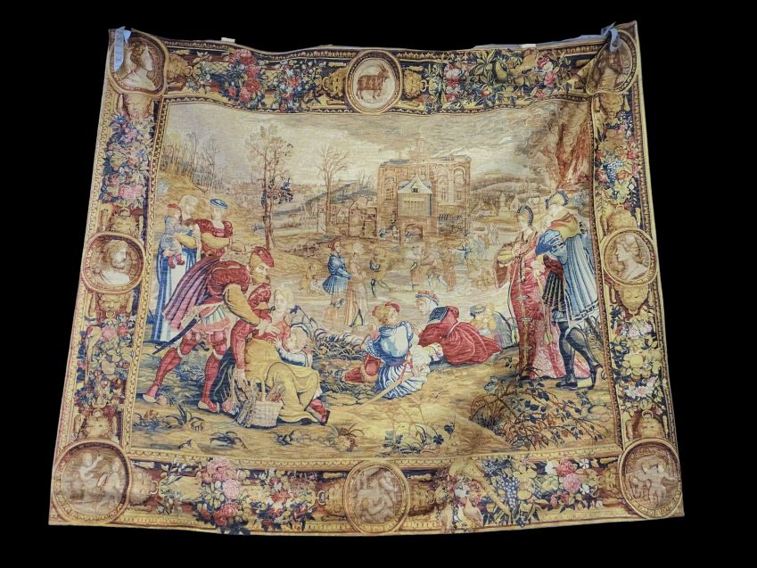 Tapiz Decorativo francés - réplica de tapiz del S.XVII