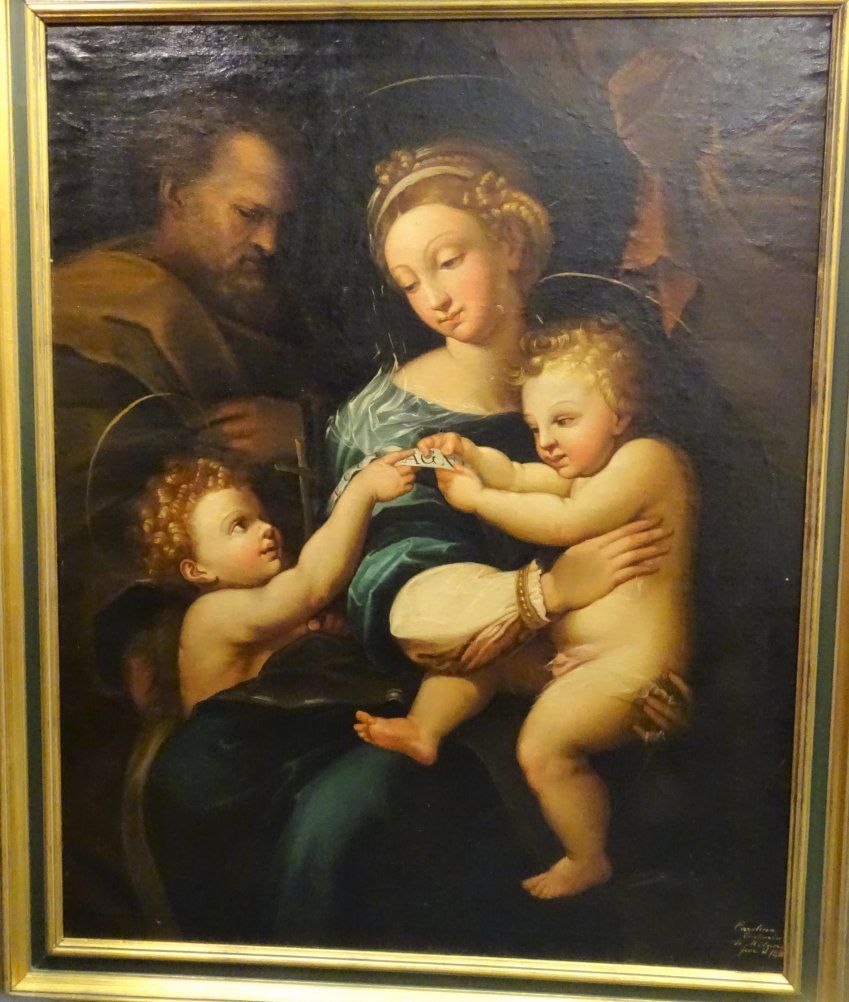 Sagrada Familia con Juanito   copia de Rafael Sanzio, S