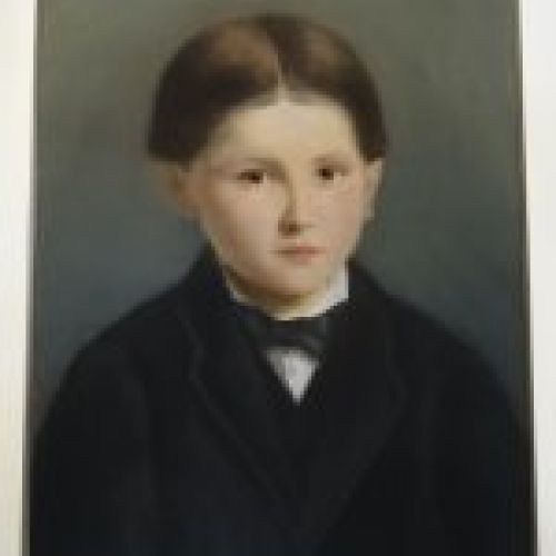 Retrato de Niño, Cartón-Pastel, finales s.XIX.