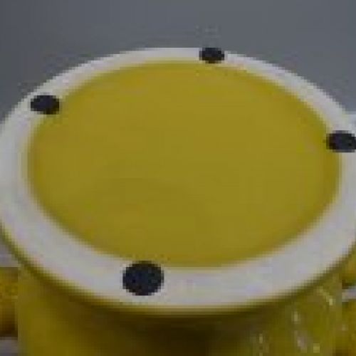 Cerámica amarilla bolas, diseño italiano