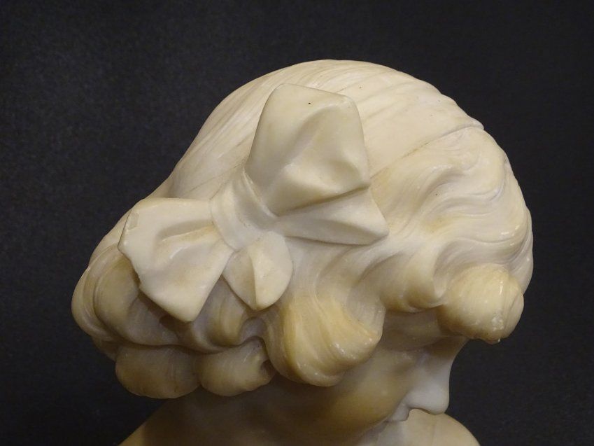 Busto de alabastro Art Nouveau S.XX