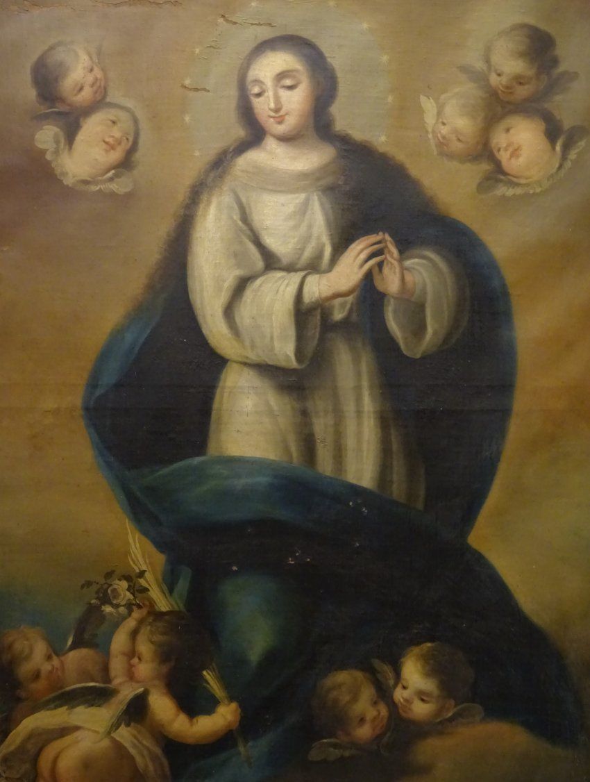 Inmaculada barroca del círculo madrileño, S.XVIII