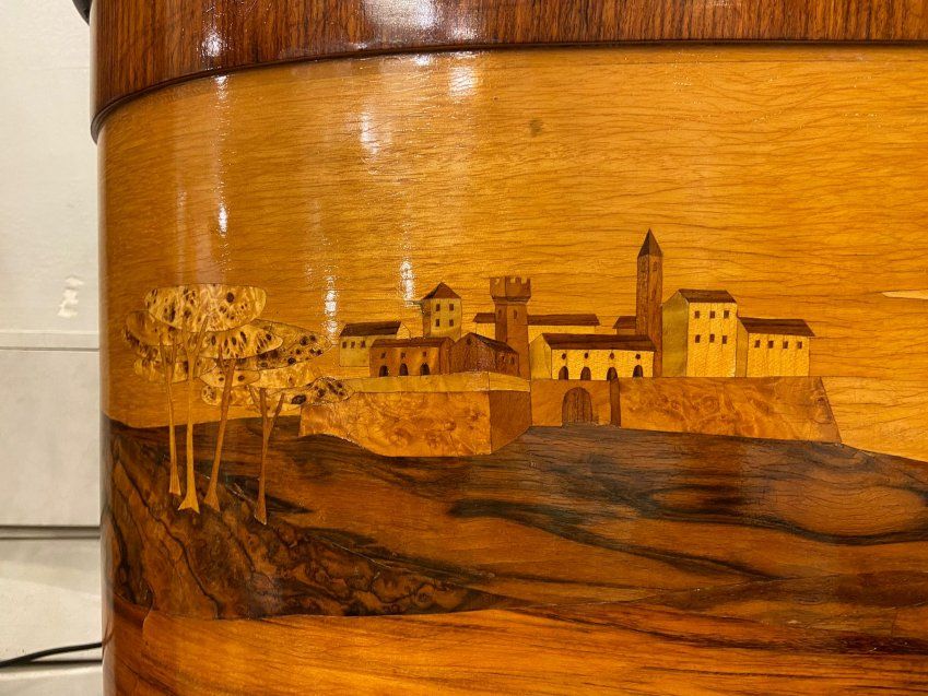 Enfilado madera Vittorio Dassi, años 50   Italia
