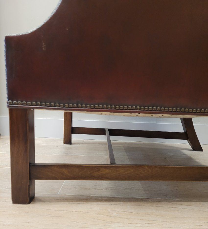 Butaca Chesterfield "Wing Chair", Valenti, Estilo Jorge II, 70's Midcentury