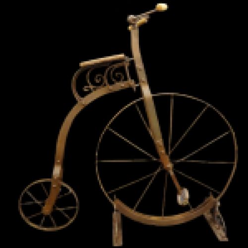 Bicicleta antigua Penny-Farthing, 1900