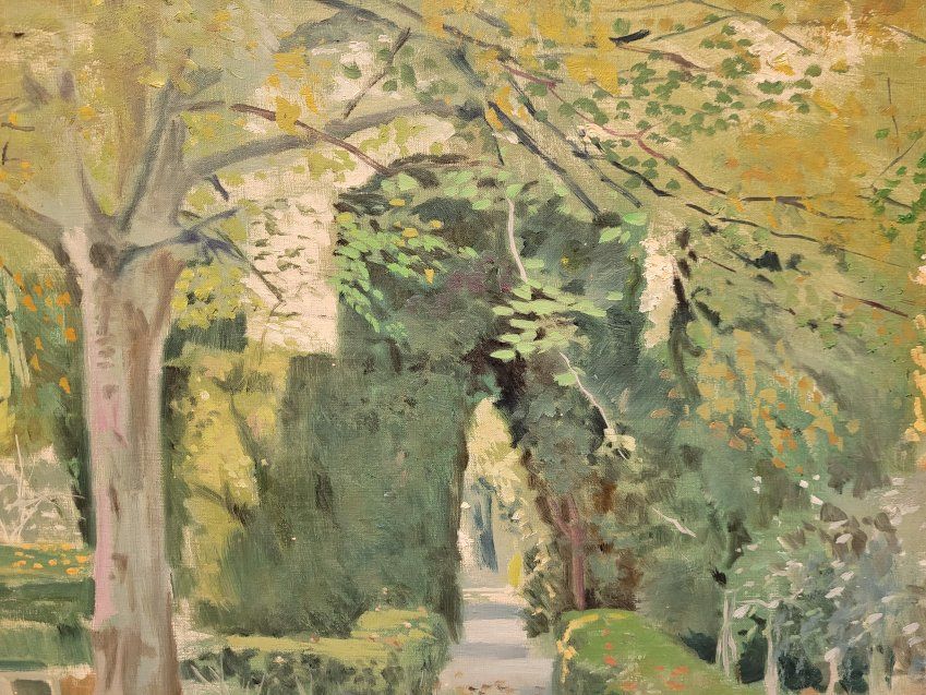 Ó/L, Jardín, Josep Gelabert I Rincón (1859 – 1936), impresionismo