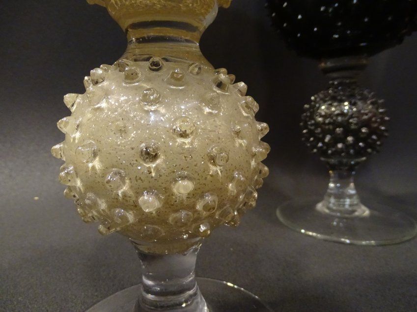 Copas en cristal de Murano, 70s