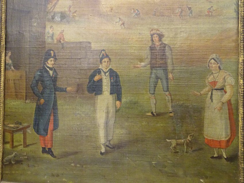 Trumeau francés, época Restauración, 1820