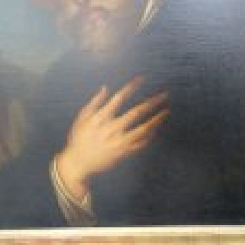 Retrato de Rubens y Van Dyck, finales S.XVIII. Escuela Napolitana