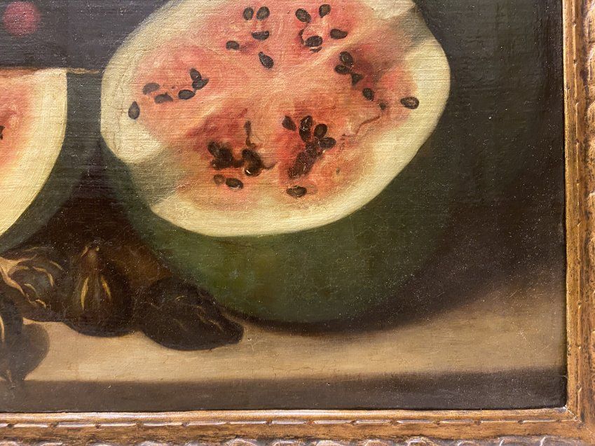 Pareja de bodegones de frutas, Escuela Española del siglo XIX