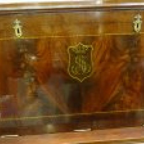 Cabinet estilo Jorge III, caoba y limoncillo, 1900