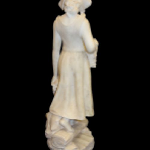 Escultura francesa en alabastro, S.XIX