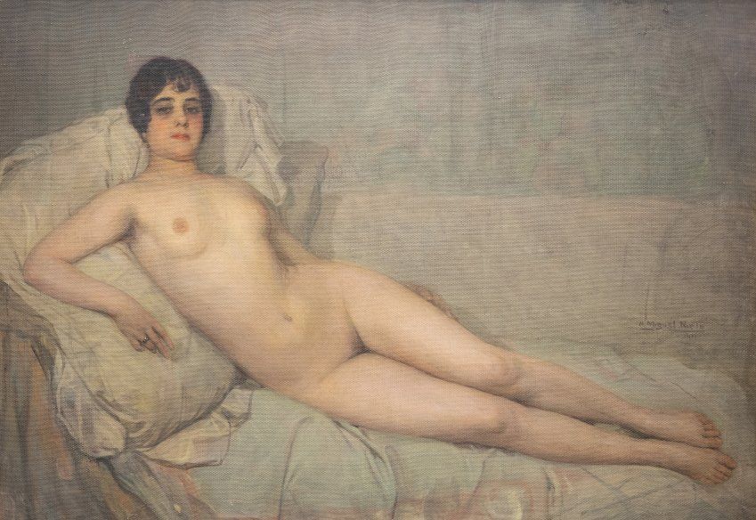 Ó/L "Desnudo femenino", Anselmo Miguel Nieto (1881   1964), 1913
