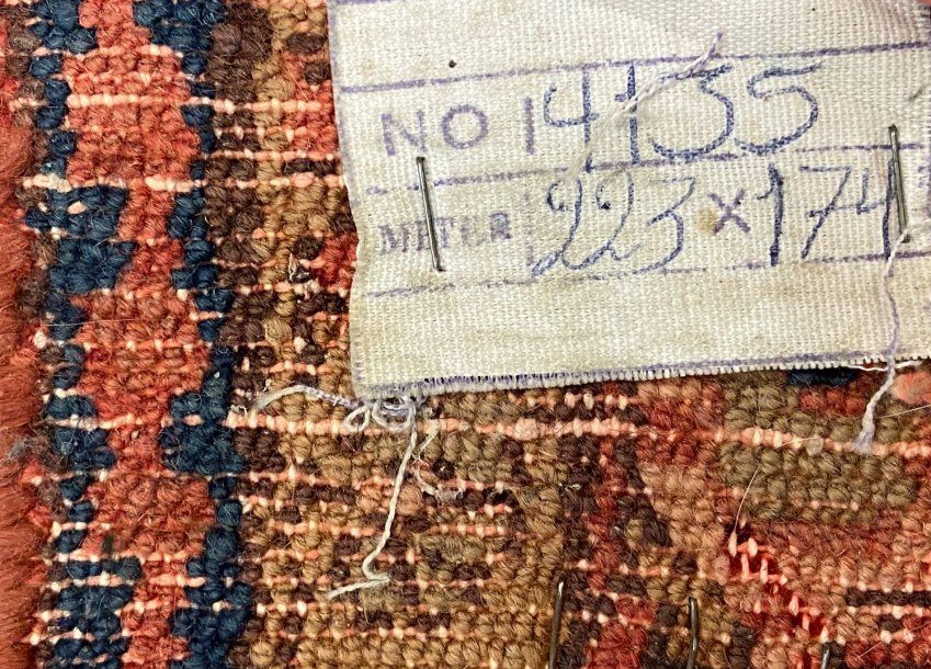Alfombra persa de lana, s. XX
