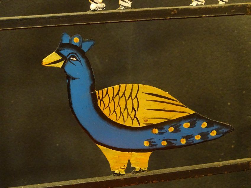 Pareja de Sillas de Forja pintadas a mano, 50s, Francia
