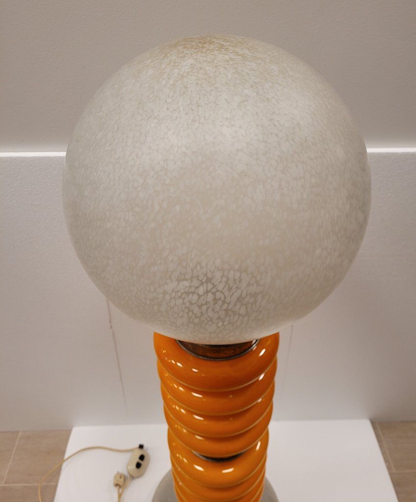 Lámpara de pie, Carlo Nason para Mazzega, Murano, Space Age, 60´s   Italia