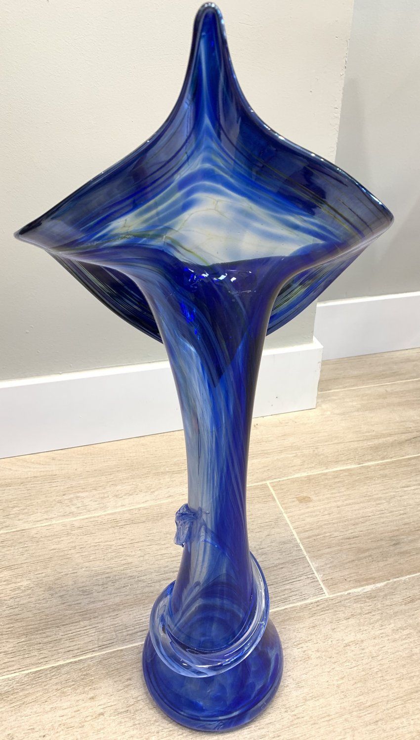 Flor Cala - cristal soplado francés - S.XXI