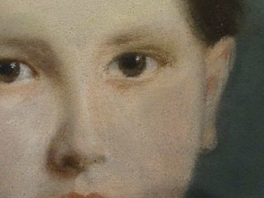 Retrato de Niño, Cartón-Pastel, finales s.XIX.