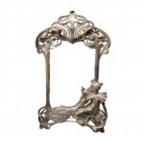 Espejo de Tocador  Art Nouveau, Casa WMF, Silver plated, hacia 1905   Alemania