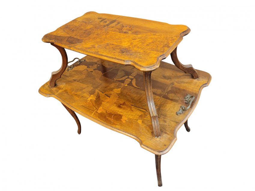 Tea table / Mesa de Servir Art Nouveau, firmada Louis Majorelle, 1900   Francia